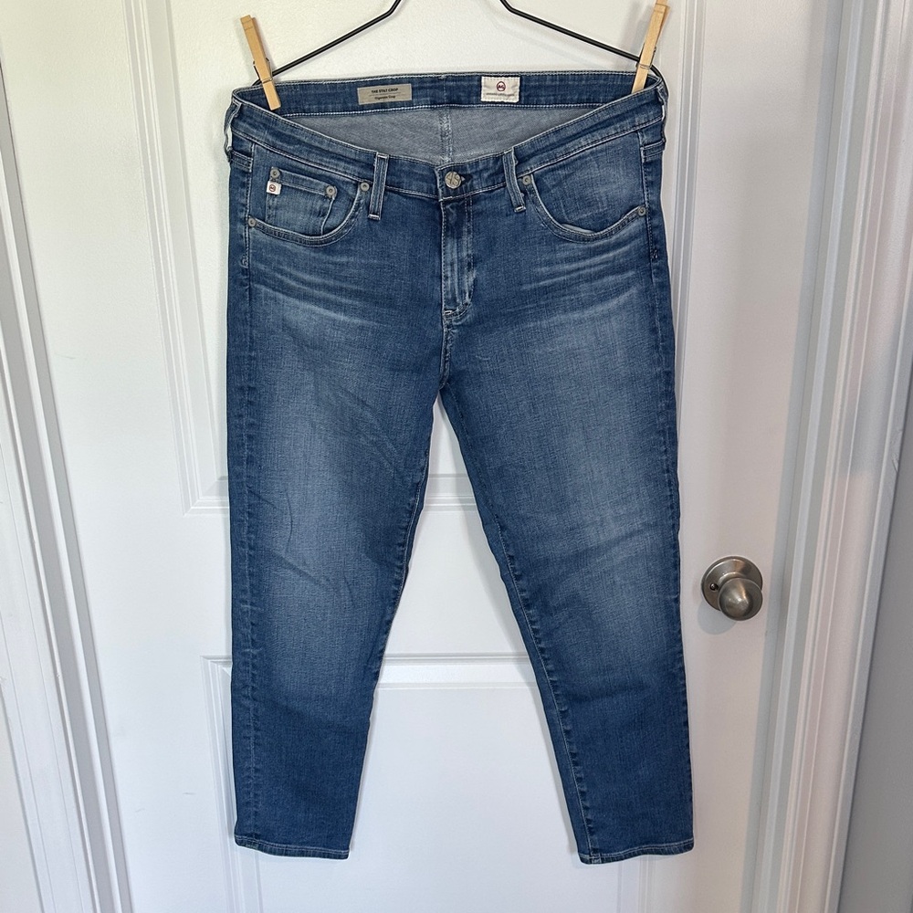 AG Adriano Goldschmied Mid-Wash Skinny Jeans